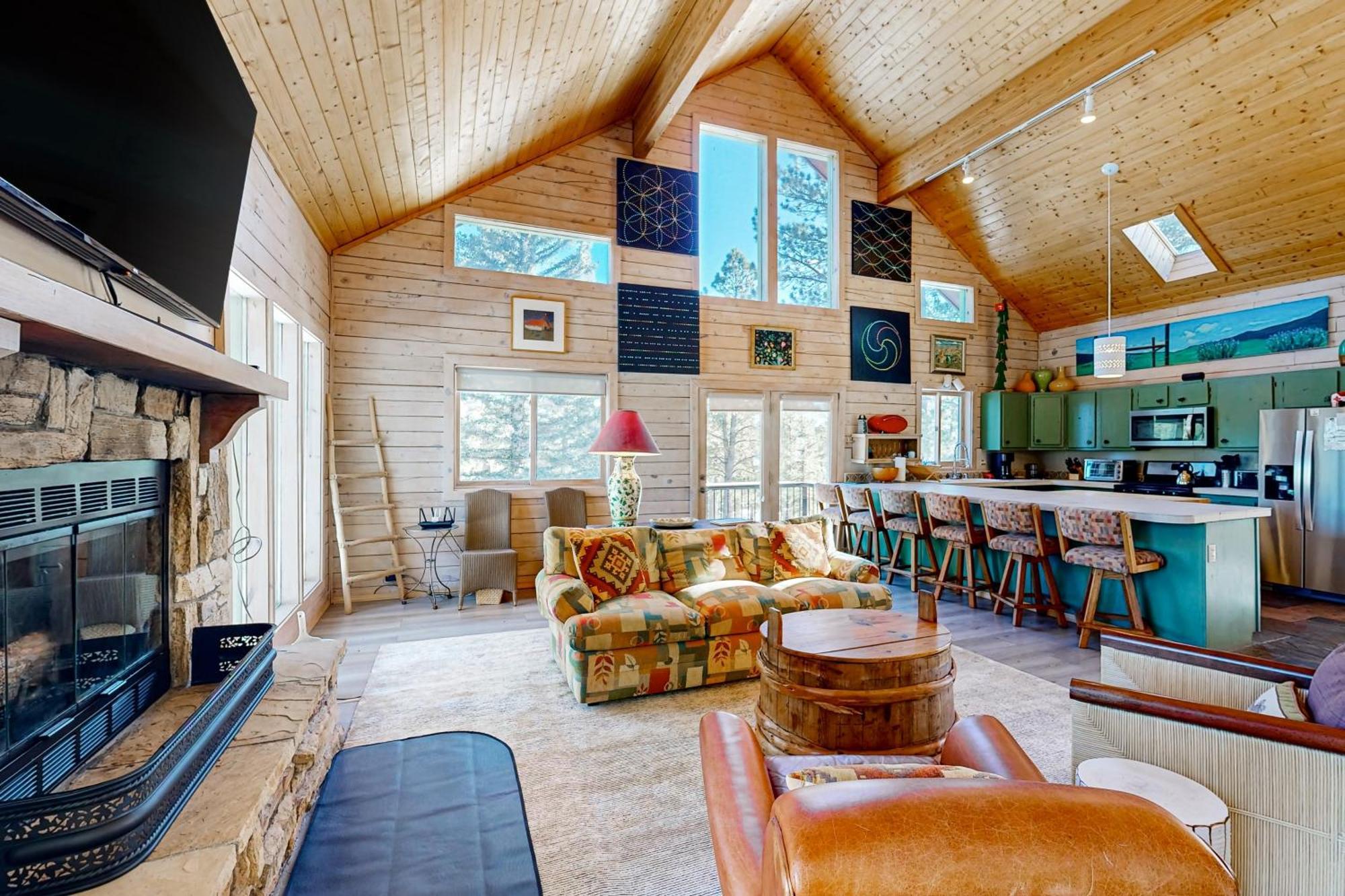 Villa Sunny Mountain Delight Angel Fire Esterno foto